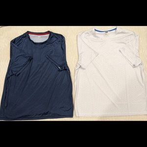 TWO - Mens Warehouse - Never Worn Quick Dry Exercise Shirts - Bundle